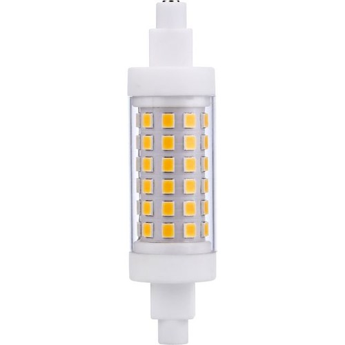 R7S 5W dimmbare LED-Lampe - 470lm, 3000K, klar, Keramik