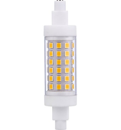 R7S 5W dimmbare LED-Lampe - 470lm, 3000K, klar, Keramik