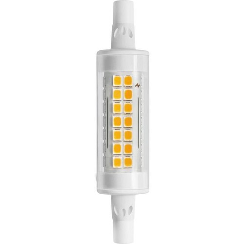 R7S 78mm / 7W LED-Leuchtmittel - 1000lm, Klarglas, Keramik, warmweiß