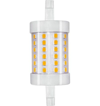 R7S 118mm / 8W dimmbare LED-Lampe - 950lm, 3000K, Klarglas