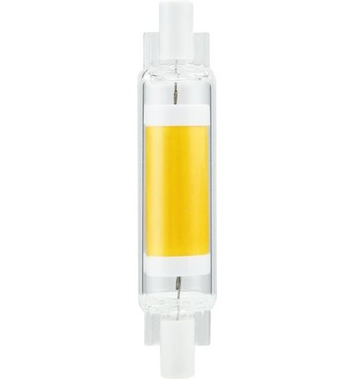 R7S 78mm / 4W dimmbare LED-Lampe - 450lm, COB, 2700K, Klarglas