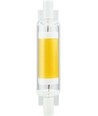 R7S 78mm / 4W dimmbare LED-Lampe - 450lm, COB, 2700K, Klarglas