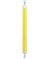 R7S 189mm / 17W LED-Lampe - 1700lm, COB, Klarglas, warmweiß