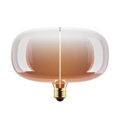 E27 4W dimmbare LED-Lampe - P215, Filament Flex Magnetic, 1800K, Tea brown, 120lm