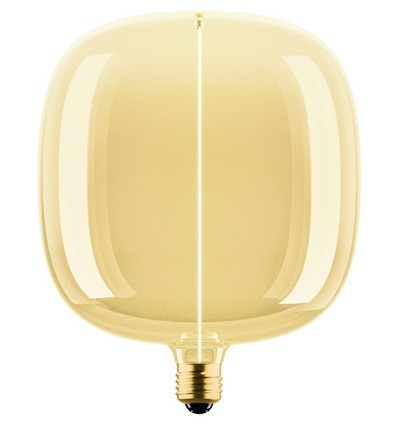 E27 4,8W dimmbare LED-Lampe - Big Flex Magnetic, 1800K, Filament, Goldglas, 200lm