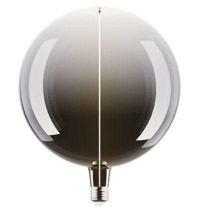 E27 4,8W dimmbare LED-Lampe - G200, Filament Flex Magnetic, 1800K, Rauchglas