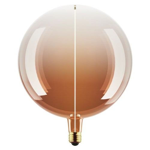 E27 4,8W dimmbare LED-Lampe - G200, Filament Flex Magnetic, 1800K, Tea brown, 200lm