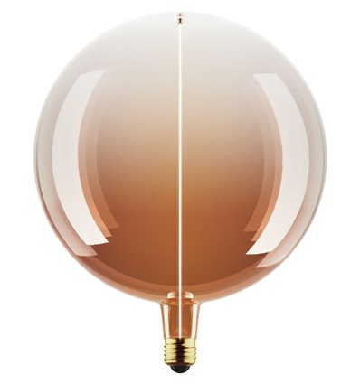 E27 4,8W dimmbare LED-Lampe - G200, Filament Flex Magnetic, 1800K, Tea brown, 200lm