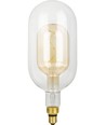 E27 4,9W dimmbare LED-Lampe - Filament Flex Double Tube, 38,5cm, 470lm, 2200K, Goldglas