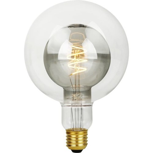 E27 5,5W LED Filament Double Globe G125 - 470lm, 2200K, dimmbar, Rauchglas
