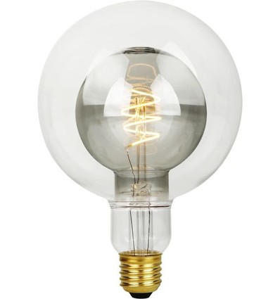E27 5,5W LED Filament Double Globe G125 - 470lm, 2200K, dimmbar, Rauchglas