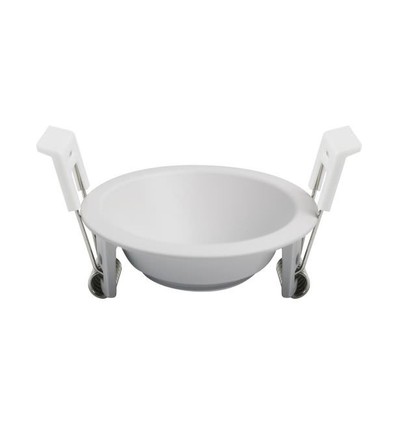 Deep-Deco weißer Aluminium Downlight-Ring - Für Einbaustrahler, rund