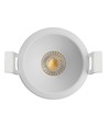 Deep-Deco weißer Aluminium Downlight-Ring - Für Einbaustrahler, rund