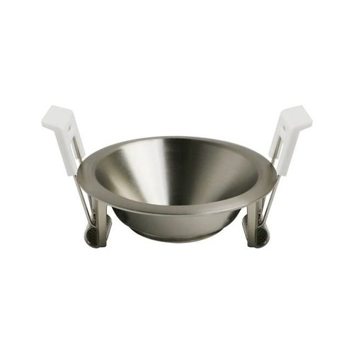 Deep-Deco Einbauspott-Ring - Mattschwarz Chrom, Aluminium, ohne Leuchtmittel