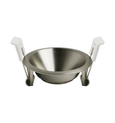 Deep-Deco Einbauspott-Ring - Mattschwarz Chrom, Aluminium, ohne Leuchtmittel
