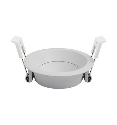 Deep-Deco Einbauring - Weiß, Aluminium, schwenkbar, ohne Leuchtmittel