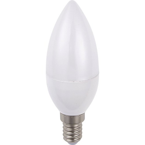 E14 3W LED Kerzenlampe, 100-240V - C37, Opalglas, 3000K, 270lm