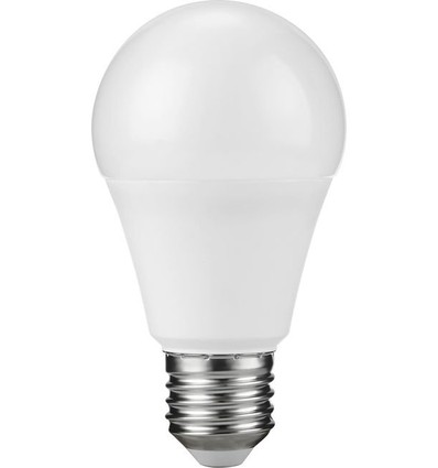 E27 7W LED-Lampe - A60, 600lm, Opalglas, 3000K