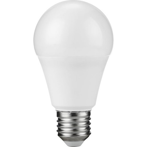 E27 9W LED-Lampe, 100-240V - A60, 900lm, 3000K, Opalglas