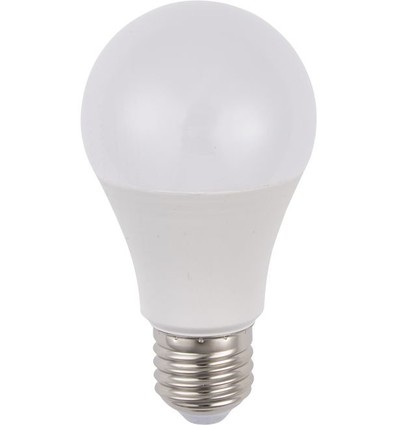 E27 9,5W LED-Leuchtmittel - A60, 900lm, 6500K, AC/DC, Opalglas