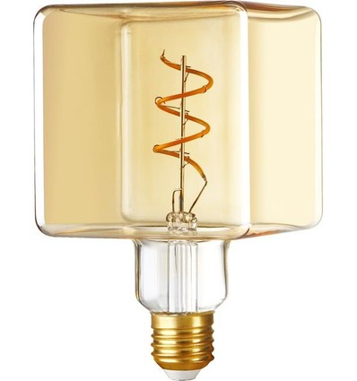 E27 4W LED Filament Ice Cube C95 dimmbar - 240lm, 2200K, Goldglas