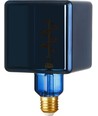 E27 4W dimmbare LED-Lampe - Ice Cube C95, Metallic Blue, 20lm, 3000K