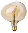 E27 4W dimmbare LED-Lampe - G150, Filament Flex Snoopy, 2200K, Goldglas