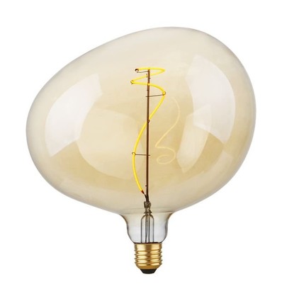 E27 4W Filament Flex Snoopy G220 - 240lm, 2200K, Goldglas, dimmbar
