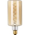 E27 4W dimmbare LED-Lampe - Filament Flex Bottle, 240lm, 2200K, Goldglas