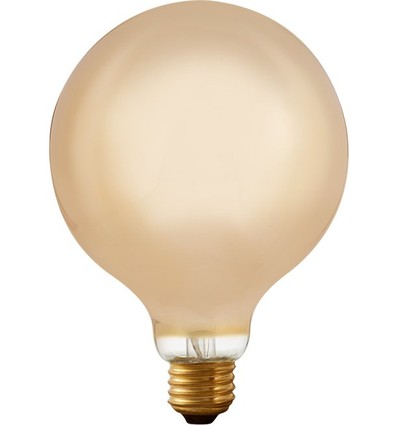 E27 6,5W dimmbare LED-Filament-Lampe - G125 Globe, 1800K, Champagnerglas, 320lm