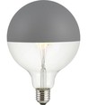 E27 6,5W dimmbare LED-Globelampe - G125, Kopfspiegel grau, 2500K, Filament