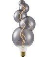 E27 4W XXL Flex Bubble-5 LED-Lampe - 100lm, 2200K, dimmbar, Rauchglas, Filament