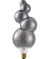 E27 4W XXL Flex Bubble-5 LED-Lampe - 100lm, 2200K, dimmbar, Rauchglas, Filament