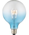 E27 4W dimmbare LED-Lampe - G125, Flex Filament, Blau, 140lm