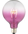 E27 4W dimmbare LED-Filament-Lampe - G125, Flex Globe, lila Glas, 140lm
