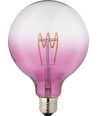 E27 4W dimmbare LED-Filament-Lampe - G125, Flex Globe, lila Glas, 140lm