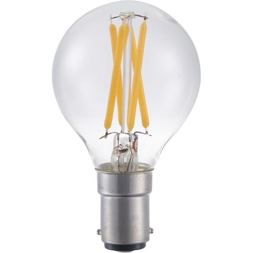BA15d 4W dimmbare LED-Tropfenlampe - G45, Filament, Klarglas, 2700K