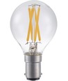 BA15d 4W dimmbare LED-Tropfenlampe - G45, Filament, Klarglas, 2700K
