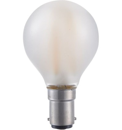 BA15d 1,5W dimmbare LED-Tropfenlampe - G45, Filament, Mattglas, 2500K