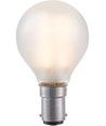 BA15d 1,5W dimmbare LED-Tropfenlampe - G45, Filament, Mattglas, 2500K