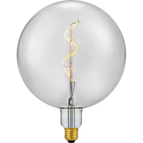 E27 5,5W Slim Flex Filament Globe G200 - 470lm, 2200K, Rauchglas, dimmbar
