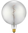 E27 5,5W Slim Flex Filament Globe G200 - 470lm, 2200K, Rauchglas, dimmbar