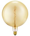 E27 5W Slim Flex Filament G200 Globe - 470lm, 2200K, dimmbar, Goldglas