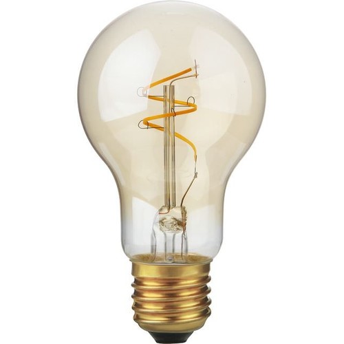 E27 2,9W dimmbare LED-Lampe - Slim Flex Filament, A60, 2200K, Gold, 250lm