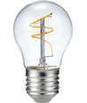 E27 3,2W dimmbare LED-Tropfenlampe - G45, Slim Flex Filament, 2200K, Klarglas