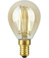 E14 2,9W dimmbare LED-Tropfenlampe - G45, Filament, 2200K, Goldglas, 250lm