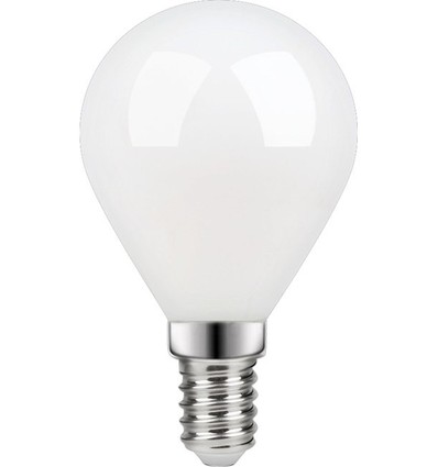 E14 7W dimmbare LED Tropfenlampe - G45, Opalglas, 806lm, 2700K