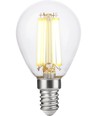 E14 7W dimmbare LED-Tropfenlampe - G45, Filament, 806lm, Klarglas