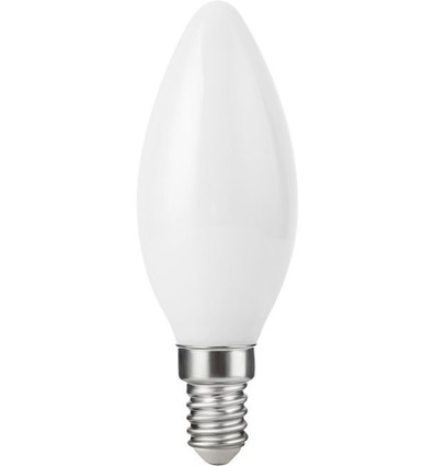 E14 4,7W dimmbare LED-Tropfenlampe - Filament, Opalglas, 2700K, 470lm