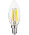E14 7W dimmbare LED-Kerzenlampe - Filament, C35, 806lm, 2700K, Klarglas